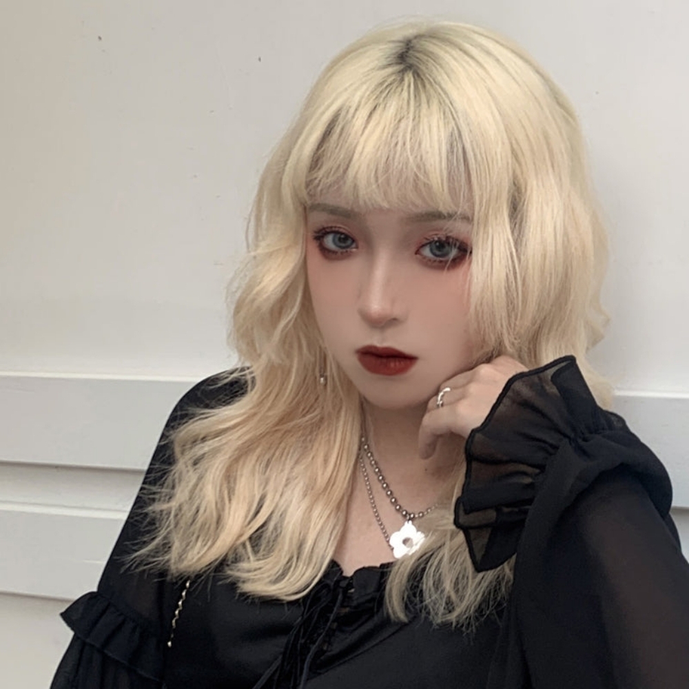 Youvimi Lolita European and American fashion big wave wig